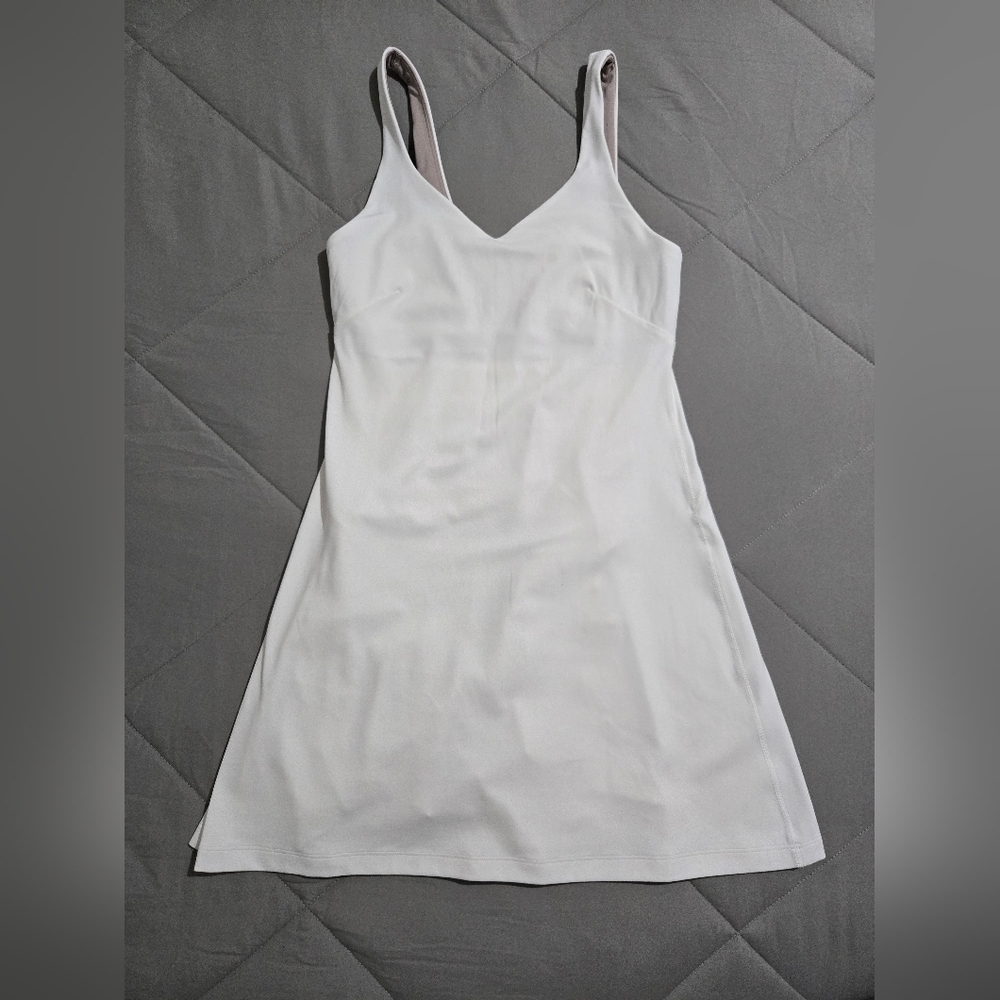 White Athletic Dress - Picture 2 of 8